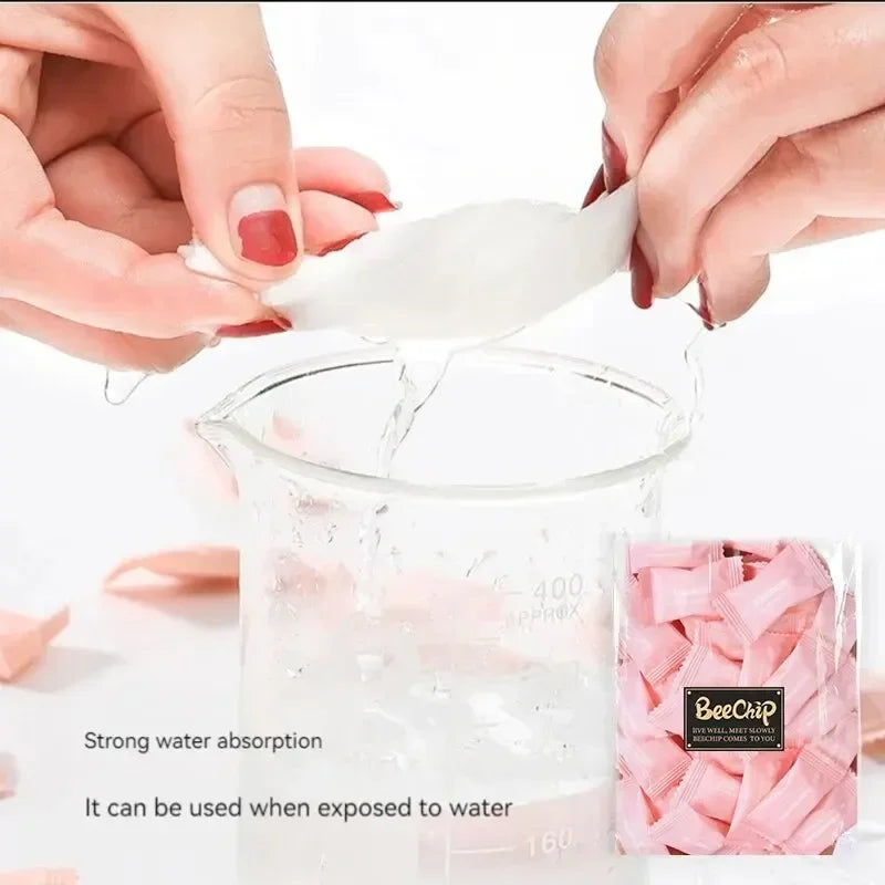 50-Pack Compressed Disposable Cotton Towels | Travel & Sensitive Skin Disposable Cleansing Towels QXL