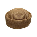 Women's Raffia Straw Sun Hat | French Retro Beach Beret Women's Sun Hat QXL Khaki One size