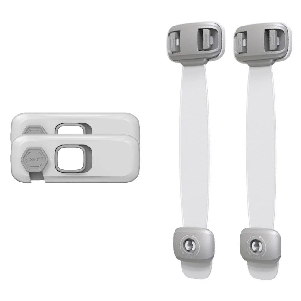 10-Pack Baby Safety Locks – Cabinet, Drawer & Fridge Baby Cabinet Lock QXL