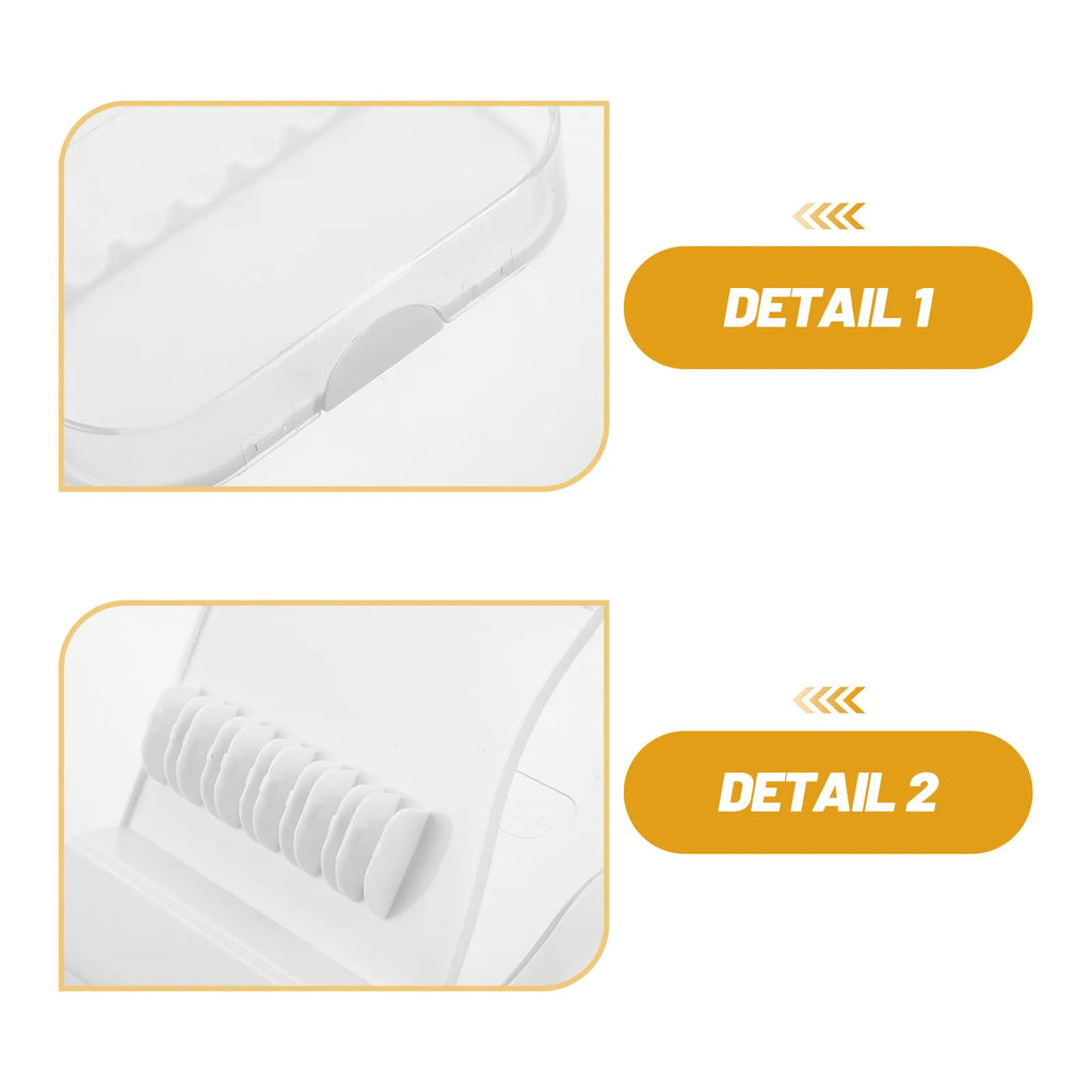 3-Pack Water Flosser Tips Case | 6-Slot Travel Organizer Box Flosser Tips Organizer QXL