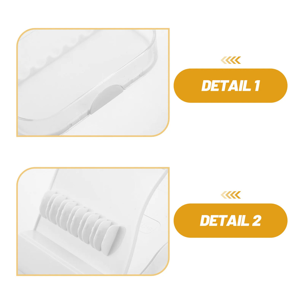 3-Pack Water Flosser Tips Case | 6-Slot Travel Organizer Box Flosser Tips Organizer QXL