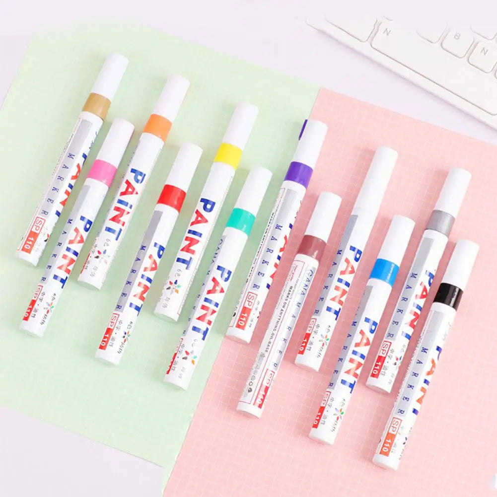 Car Scratch Repair Touch-Up Paint Pen | Waterproof Tyre Pen Touch-Up Paint Pen QXL