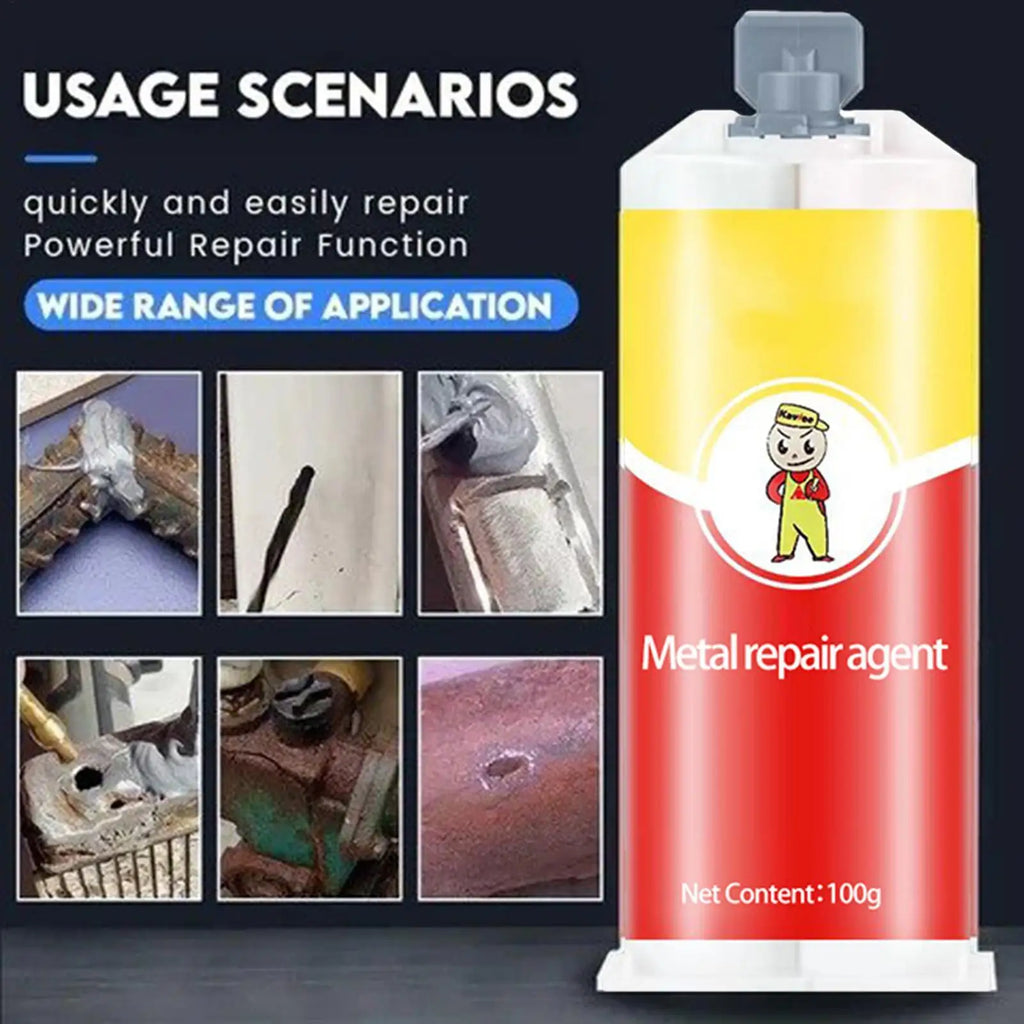 Heavy-Duty Metal Repair Adhesive | Cold Weld Casting Glue Metal Repair Adhesive QXL