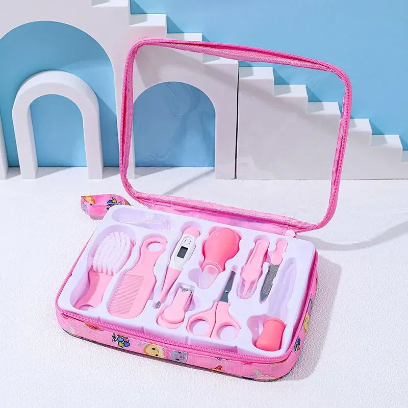 10-Piece Newborn Baby Grooming Kit – Nail Clipper & Comb Set Baby Grooming Kit QXL