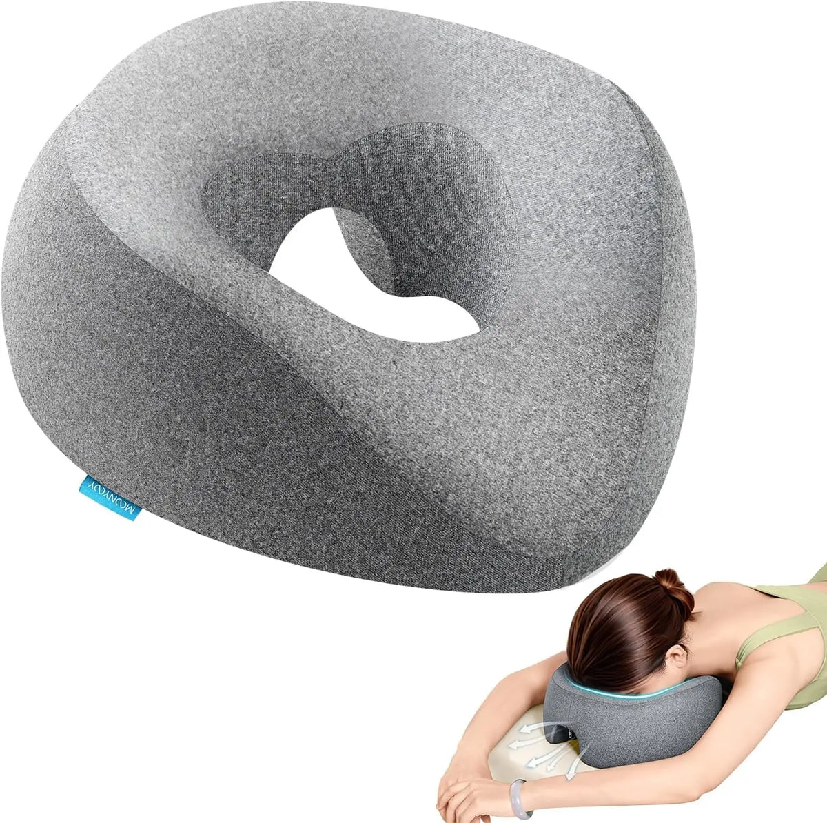 Memory Foam Facial Bed Pillow – Spa & Massage Face Cushion Spa Face Cushion QXL