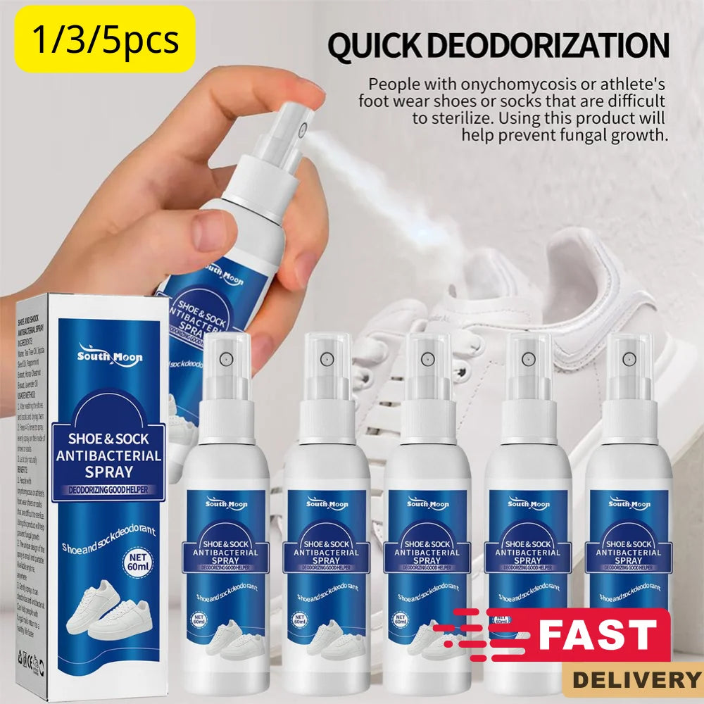 Shoe & Foot Deodorizer Spray | Natural Plant Extract 60ml Foot Deodorizer Spray QXL
