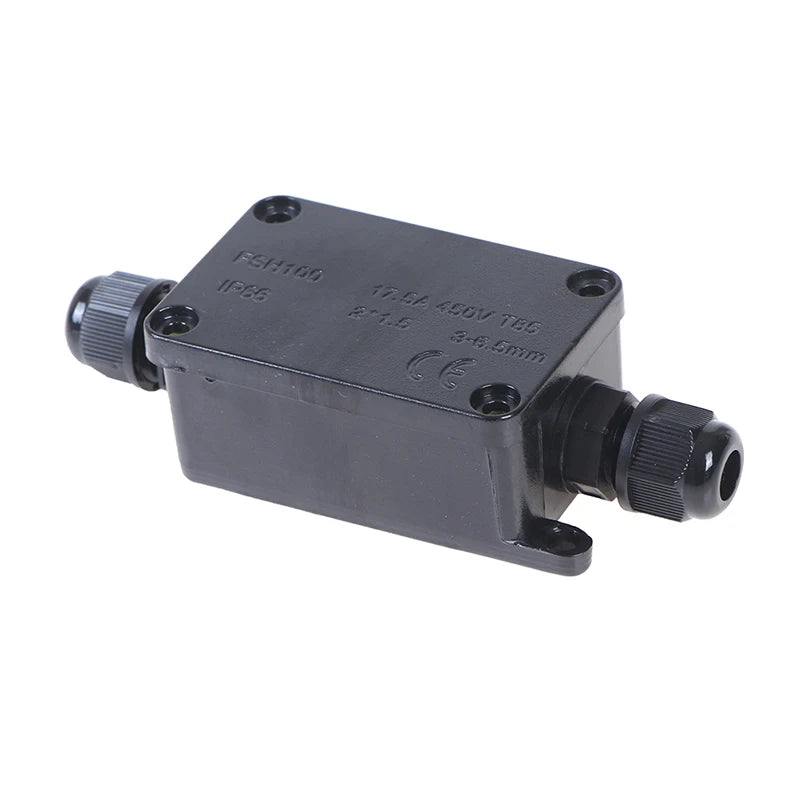 IP66 Waterproof Junction Box 450V 2-Way Cable Terminal Outdoor Waterproof Junction Box QXL