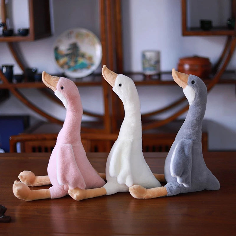 Long Neck Goose Stuffed Plush Doll | Soft Plushie Toy 35cm Stuffed Plush Toy QXL