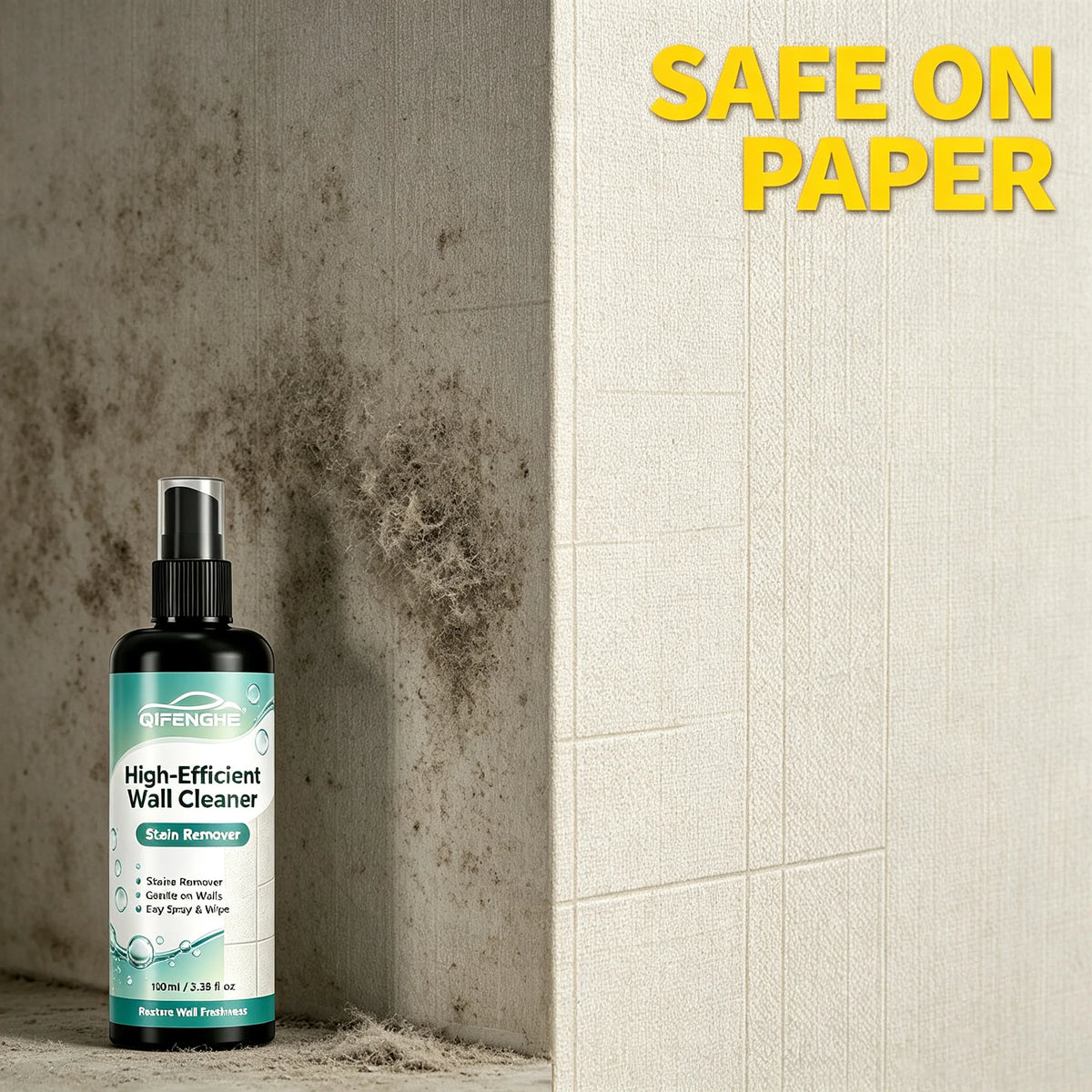 100ml Wall Stain Remover Spray | Graffiti & Handprint Cleaner Wall Cleaner Spray QXL Default Title
