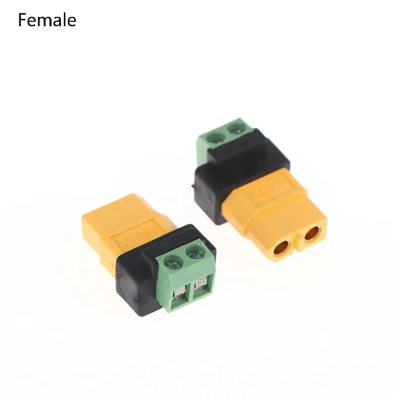 XT60 to 2-Pin Terminal Adapter | Solderless Charging Connector XT60 Charging Adapter QXL XT60 Female