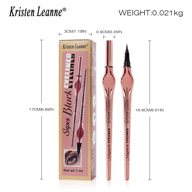Black Matte Eyeliner Pen – Fast-Dry & Smudge-Resistant Eyeliner Pen QXL