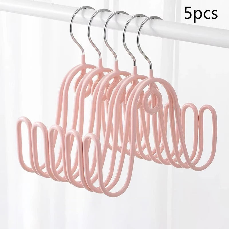 Hanging Shoe Drying Rack – Hook Holder for Balcony & Closet Shoe Drying Rack QXL 5pcs Pink
