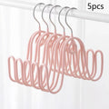 Hanging Shoe Drying Rack – Hook Holder for Balcony & Closet Shoe Drying Rack QXL 5pcs Pink