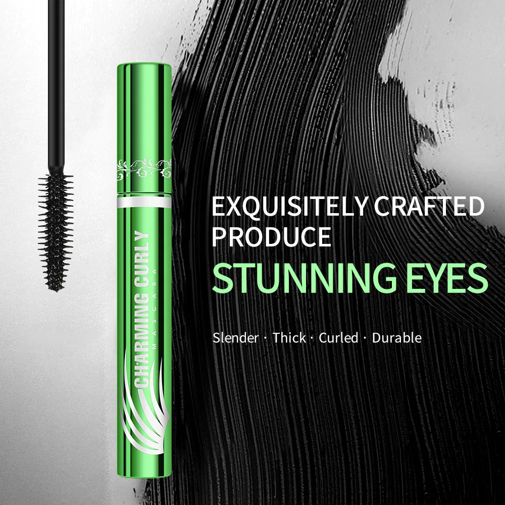 Waterproof Lengthening Mascara – Volumizing Silky Black Lashes Lengthening Mascara QXL
