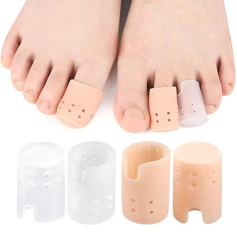 2-Pack Breathable SEBS Toe Protector Sleeves | Anti-Friction Toe Protector Sleeves QXL