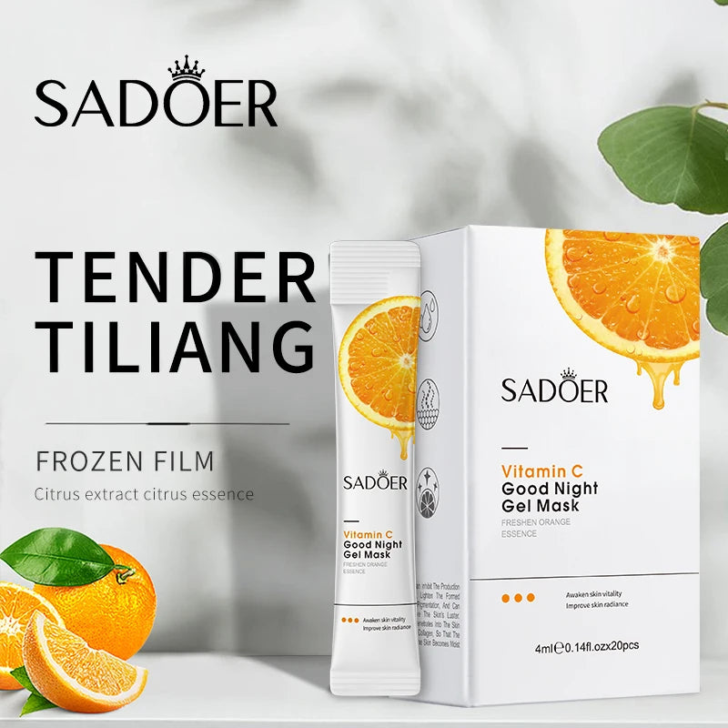 SADOER Sleeping Face Mask 20-Pack | Hydrating Overnight Cream Sleeping Face Mask QXL