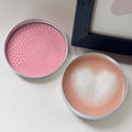 Solid Soap Makeup Brush & Sponge Cleaner + Silicone Pad Brush Cleaning Soap QXL Osmanthus White Tea