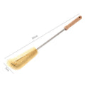 Wooden Handle Long Bottle Brush | Nylon Bristles Cup Cleaner Bottle Brush QXL 50x7cm