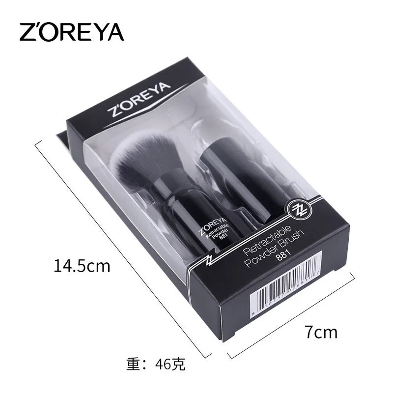 Mini Extendable Powder Brush | Blush, Foundation & Highlighter Extendable Makeup Brush QXL
