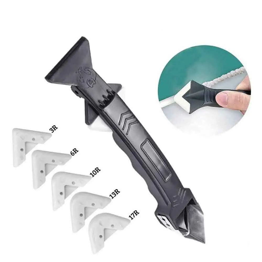 5-in-1 Corner Caulking Tool Kit | Silicone Scraper & Spatula Caulking Tool Kit QXL