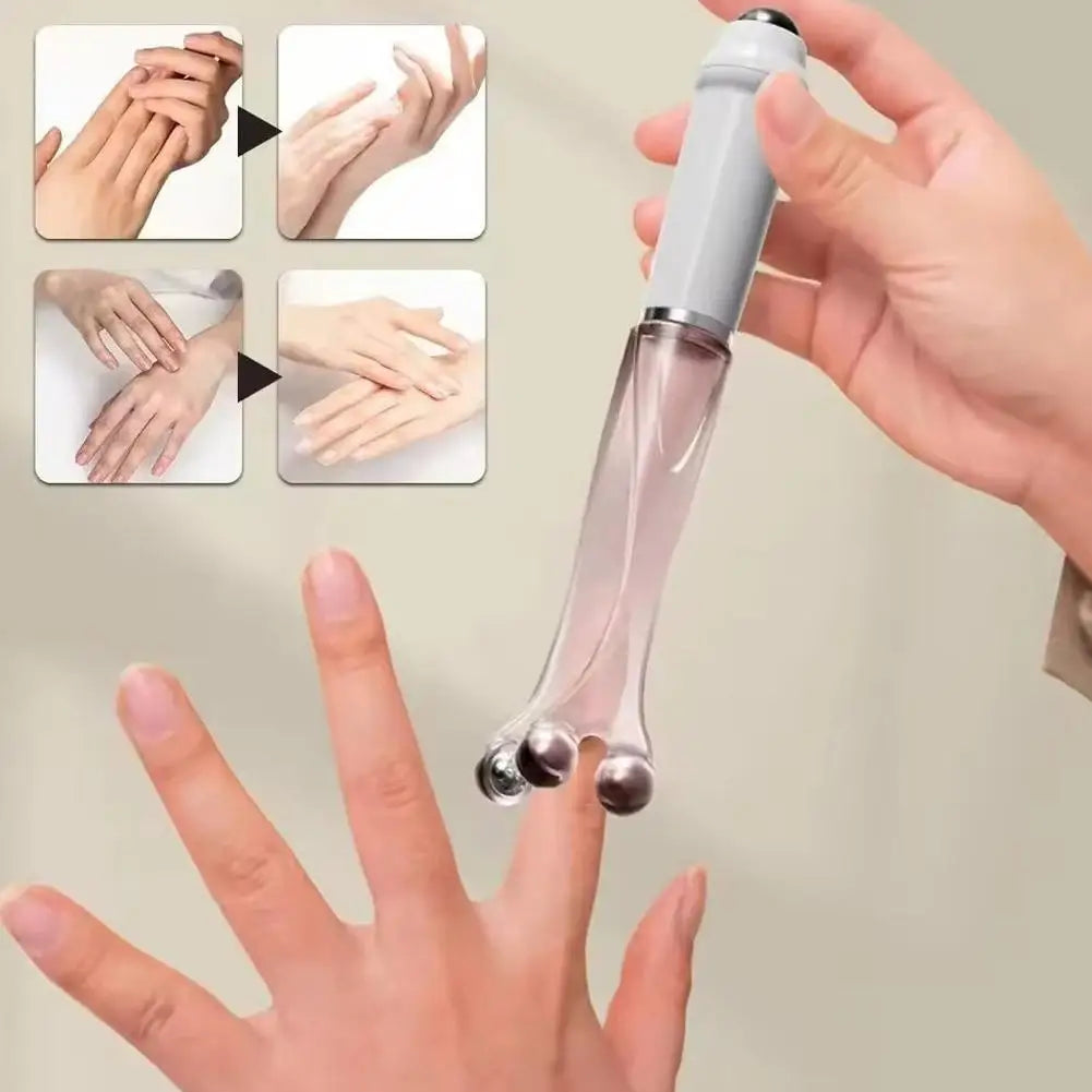 Snail Magnetic Bead Finger Joint Roller Massager | Acupoint Finger Joint Massager QXL