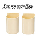 2-Pack Car Seat Back Organizer | Cup Holder & Phone Storage Car Seat Organizer QXL 2pcs white