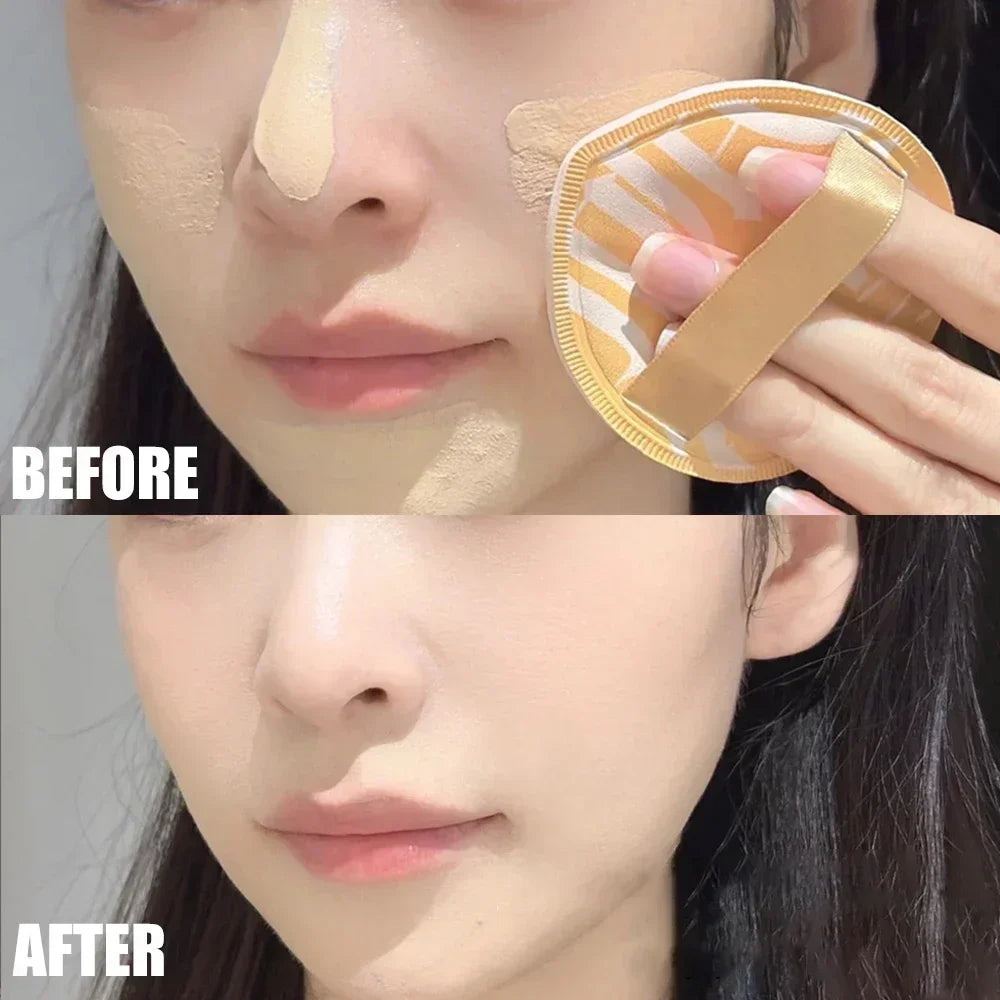 XL Natural Sponge Makeup Puff | Foundation & Concealer Cushion Makeup Sponge Puff QXL