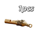 Brass Horse Whistle | High-Pitch Emergency Signal Outdoor Emergency Signal Whistle QXL 1pcs