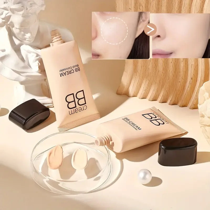 VERONNI Waterproof BB Cream Full Coverage Foundation – Natural/Ivory BB Cream Foundation QXL