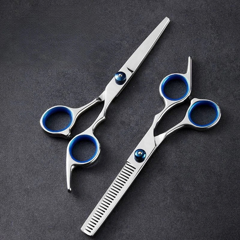 6.5" Professional Thinning Scissors | Stainless Steel Barber Shears Hair Thinning Scissors QXL