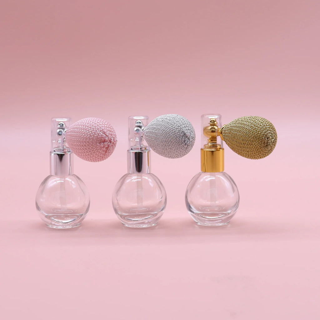 15ml Round Glass Perfume Spray Atomizer – Refillable & Portable Perfume Atomizer Bottle QXL