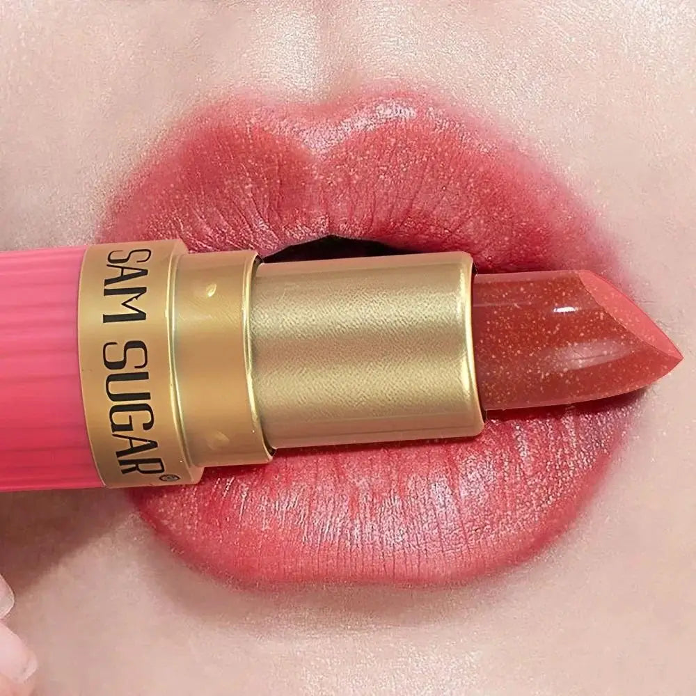 Waterproof Glitter Lipstick | Long-Lasting Matte Lip Color Glitter Lipstick QXL