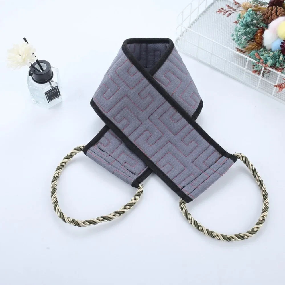 Dual-Sided Exfoliating Back Scrubbing Towel | Handle Design Bath Scrubbing Towel QXL