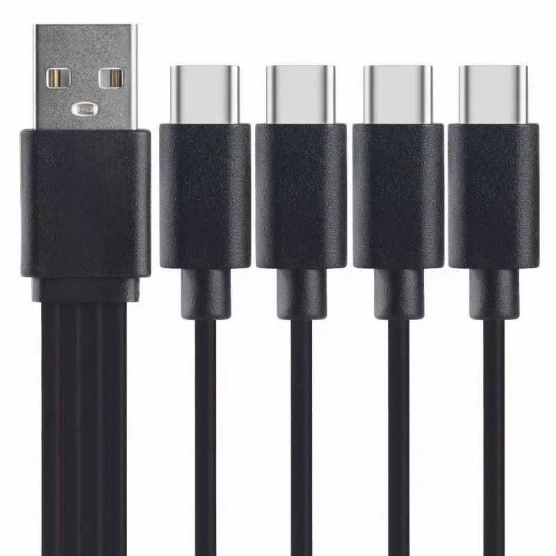 4-in-1 USB-C Splitter Cable | Charge 4 Devices Simultaneously USB-C Splitter Cable QXL