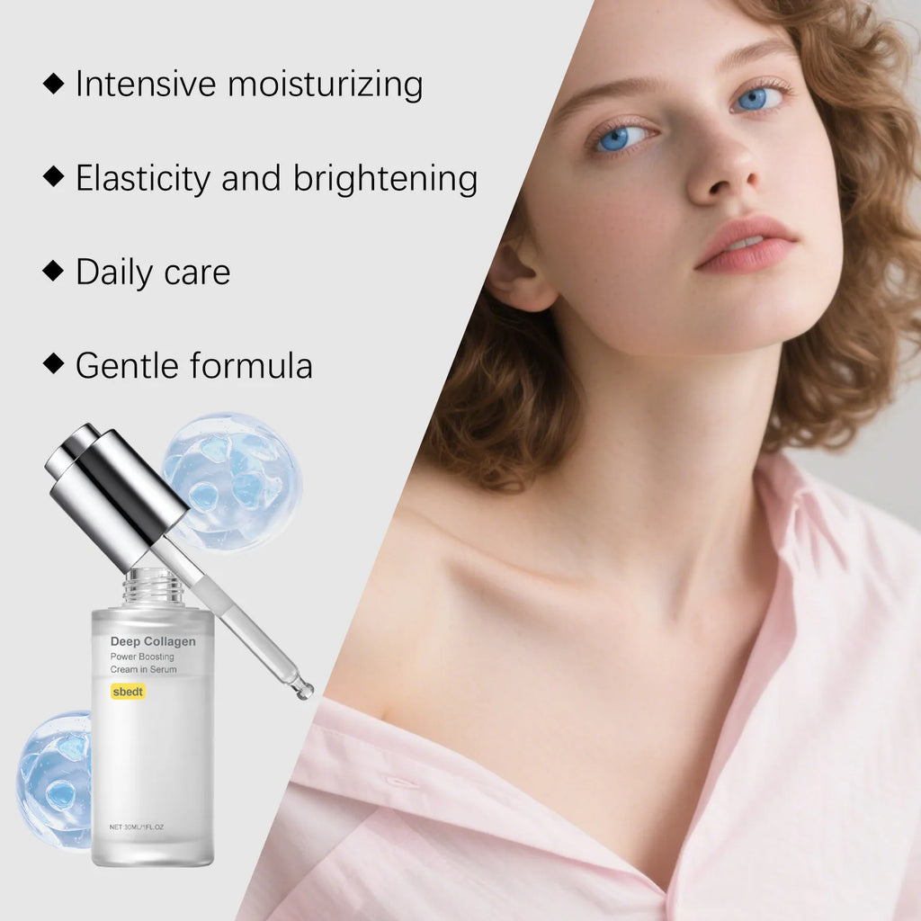 Collagen Firming Face Serum | Brightening & Moisturizing 30ml Collagen Face Serum QXL