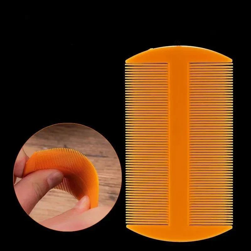 2-Pack Double-Sided Fine Tooth Lice & Nit Comb Lice Removal Comb QXL