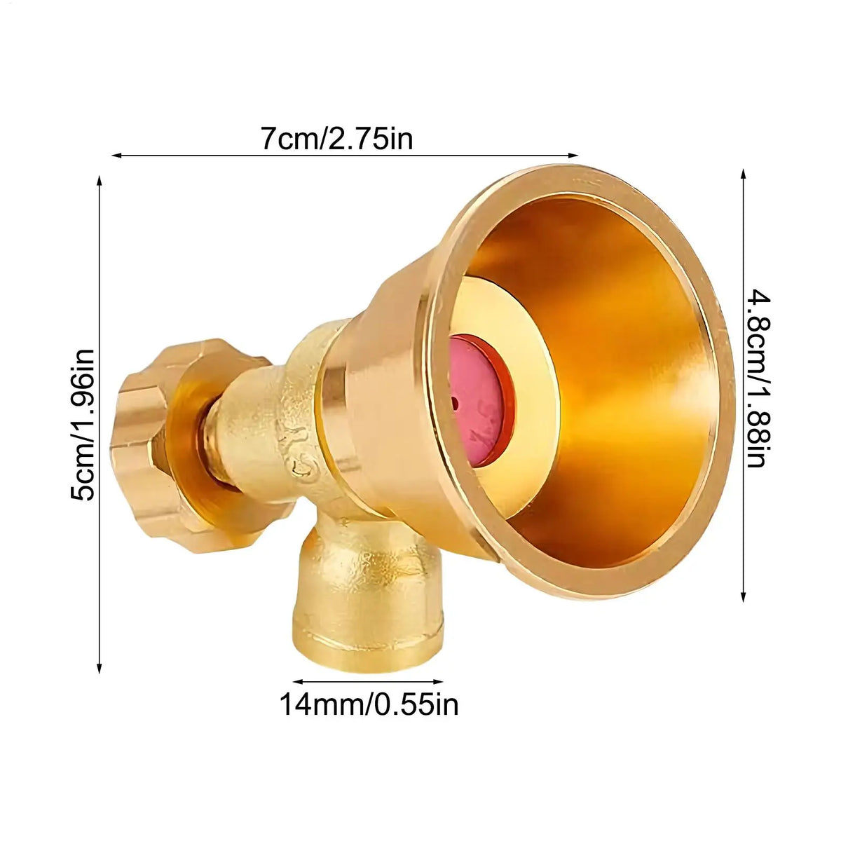 Adjustable Brass Garden Hose Spray Nozzle | Atomizing Sprayer Garden Spray Nozzle QXL