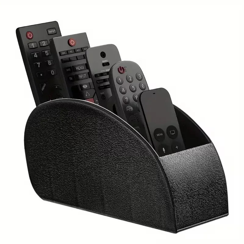 5-Compartment Remote Control Storage Box | Space-Saving Tray Desktop Storage Organizer QXL