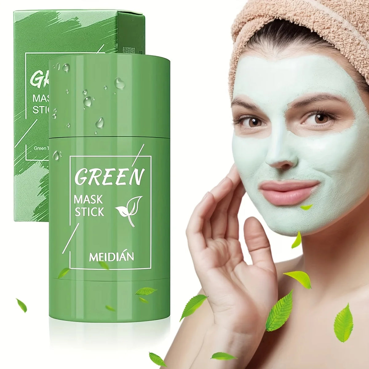 Green Tea Cleansing Mud Mask – Pore Care & Moisture 40g Cleansing Face Mask QXL 1pcs