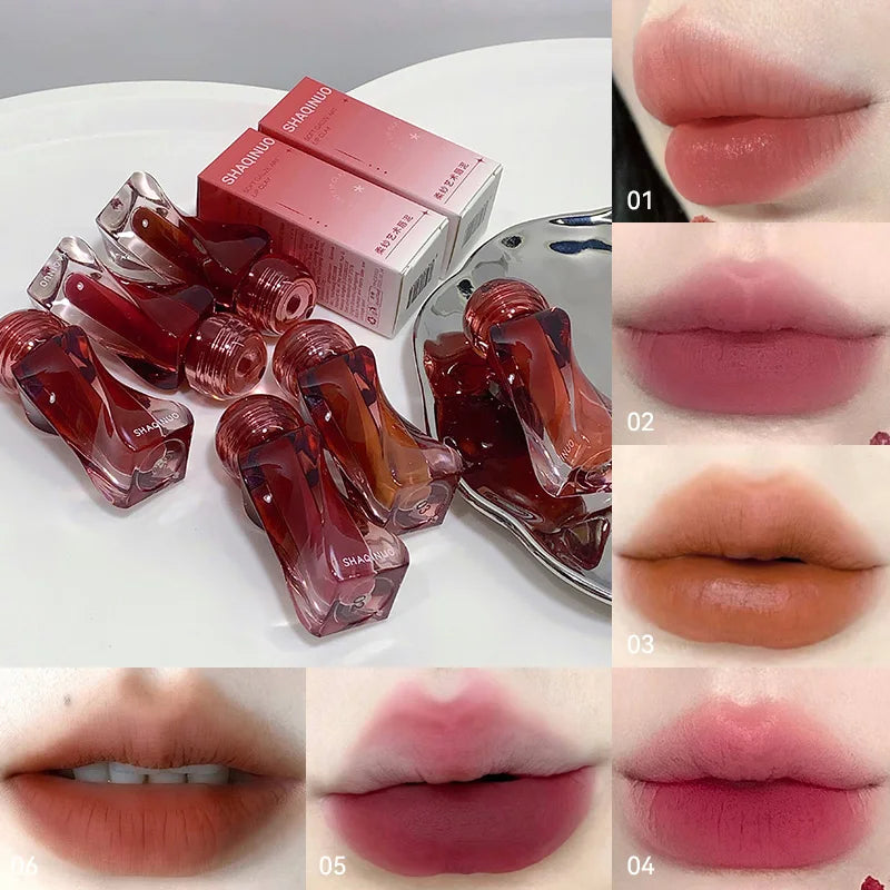 Velvet Matte Mousse Lip Glaze | Long-Lasting Soft Mist Mousse Lip Glaze QXL
