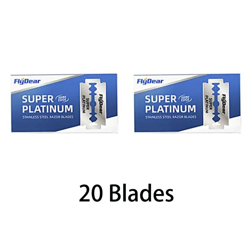 Vvocci Double-Sided Stainless Steel Barber Razor Blade Barber Razor Blade QXL M290 20 blades