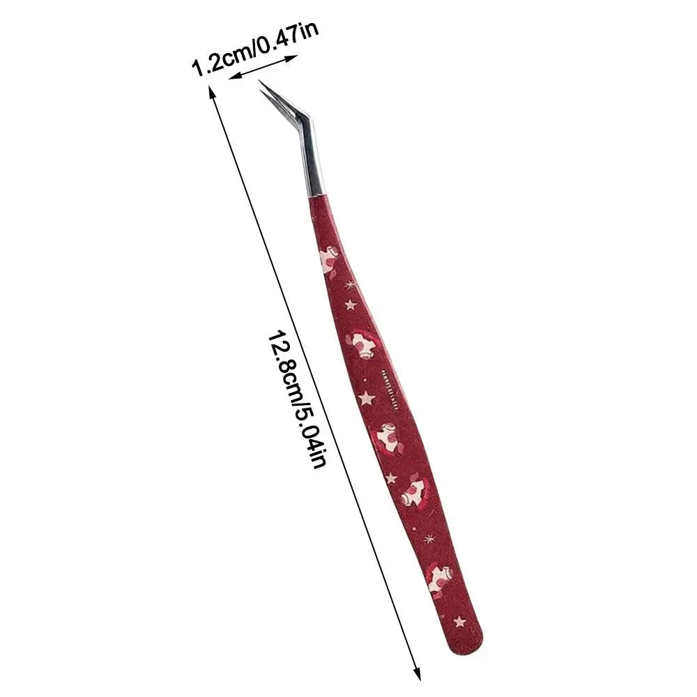 Curved Lash Extension Tweezers | Anti-Static Stainless Steel Lash Extension Tweezer QXL