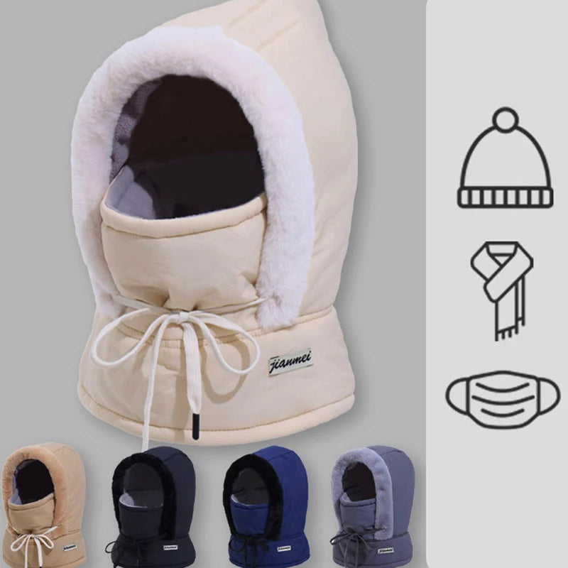 3-in-1 Thermal Balaclava Windproof Ski Face Mask & Neck Warmer Winter Balaclava Hat QXL