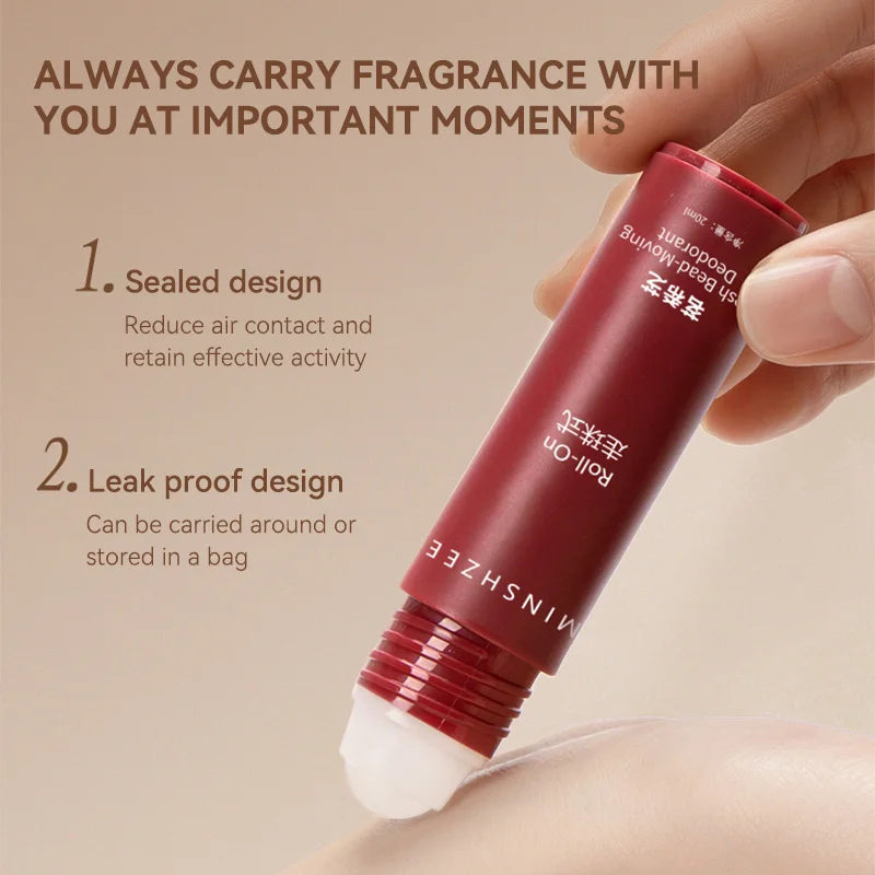 Ball-Roll Floral Body Lotion & Underarm Deodorant | 20ml Roll-On Deodorant QXL