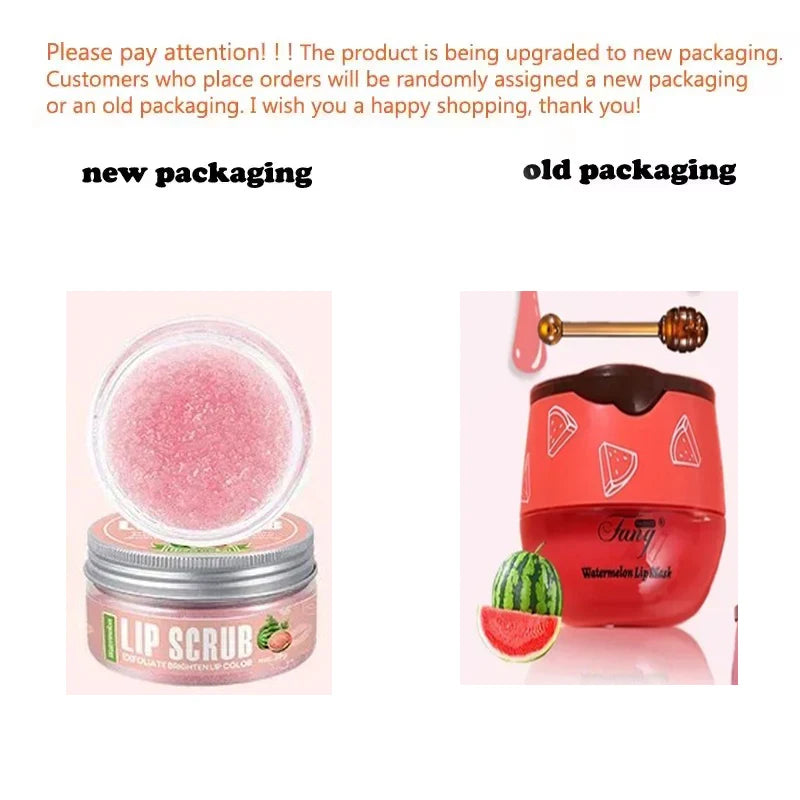 Exfoliating Lip Scrub 30g | Raspberry Vanilla Coconut Watermelon Lip Scrub QXL