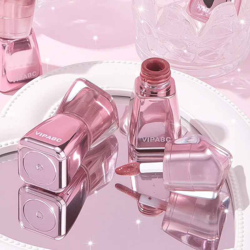 Water Light Crystal Gloss Lip Tint | Hydrating Mirror Finish Lip Gloss Tint QXL