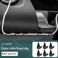Self-Adhesive Cable Clips | Car & Desk Wire Organizer Cable Management Clip QXL A1