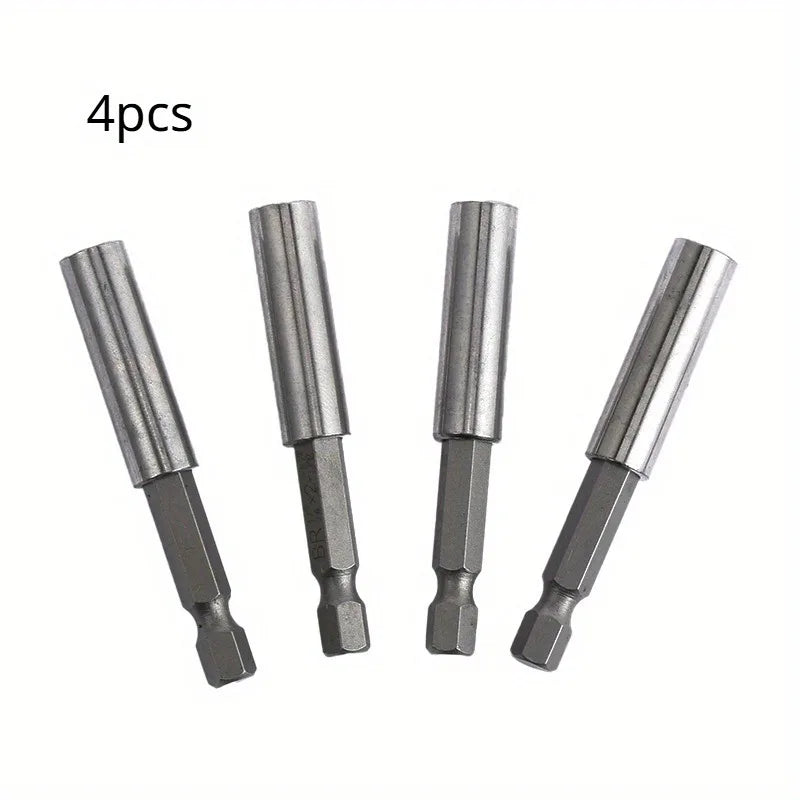 4-Pack Magnetic Hex Drill Bit Extension Socket Holder Set Drill Bit Holder QXL 4pcs