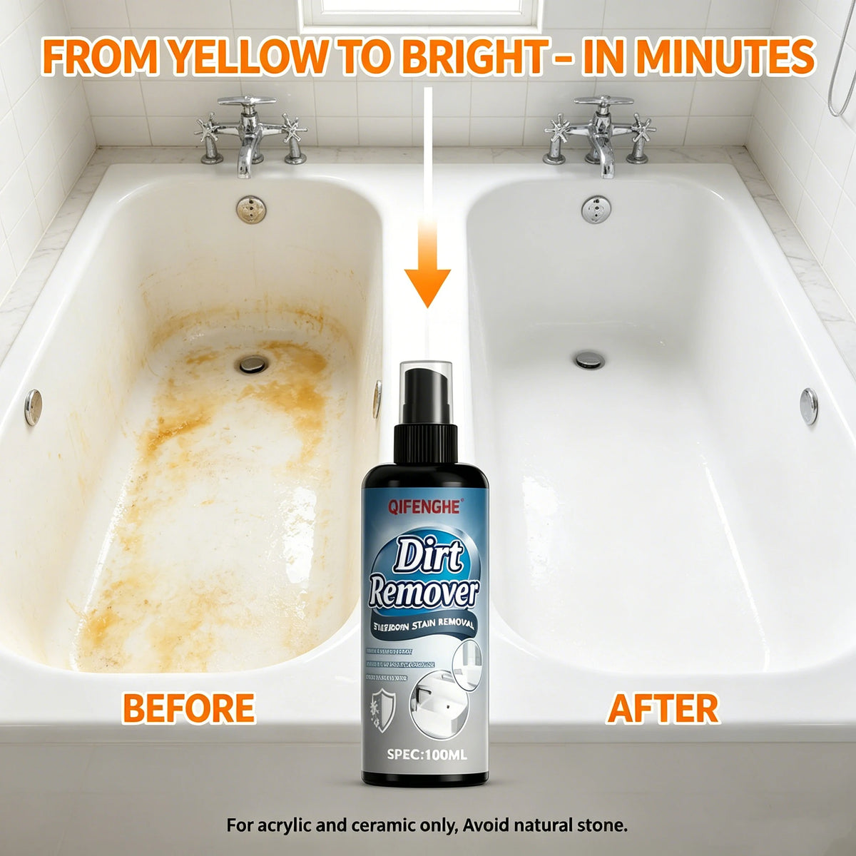 Multi-Surface Dirt Remover Spray | Stubborn Stain Cleaner Multi-Surface Cleaner QXL