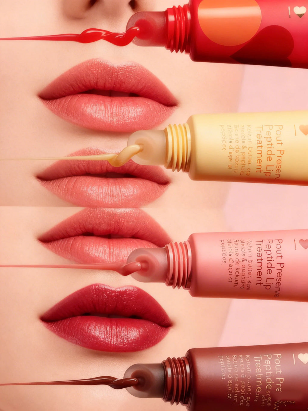 PAGE VINE Peptide Lip Gloss Butter | Hydrating Lip Plumper Lip Gloss Butter QXL